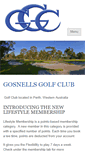 Mobile Screenshot of gosnellsgc.com.au